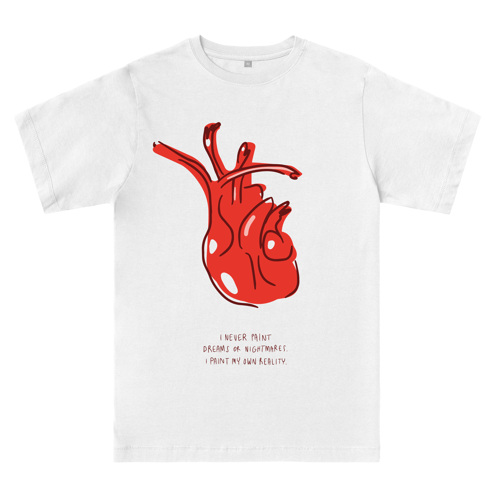 Frida's Heart T-shirt design by Silvana Mariani