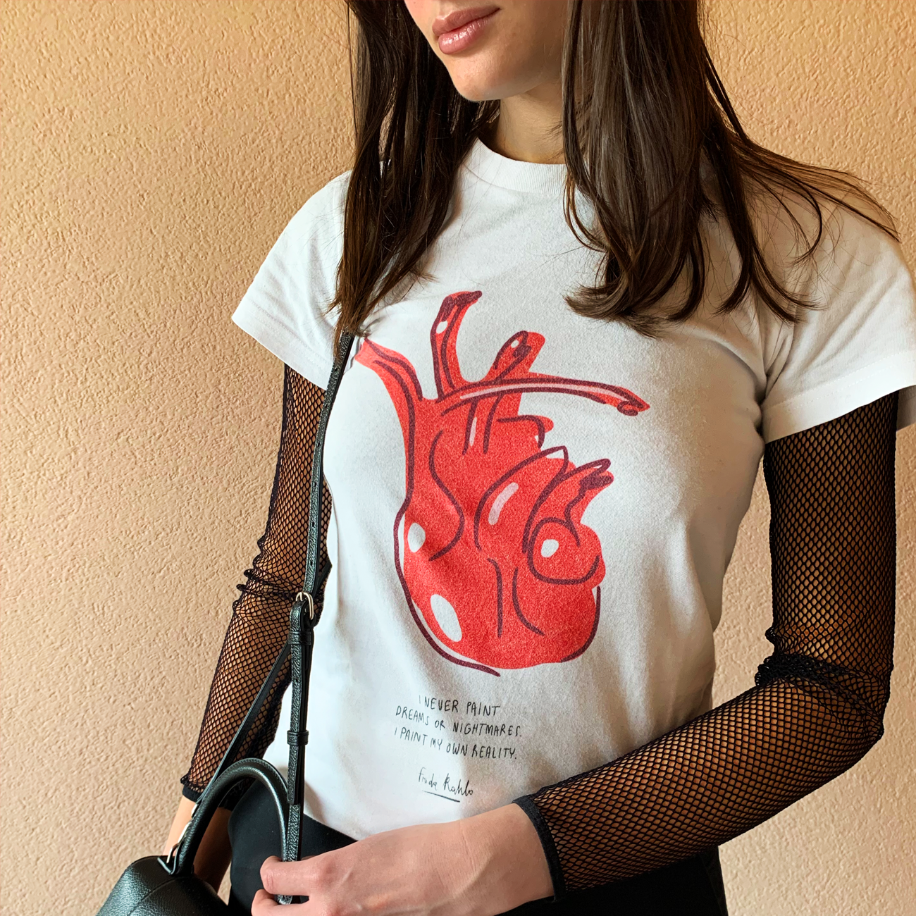 Frida's Heart T-shirt by Silvana Mariani