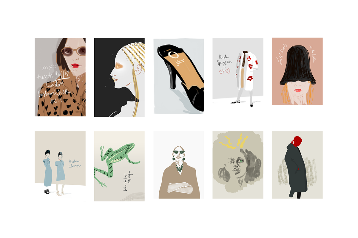 Open Toe Illustration | Illustrazione per la moda