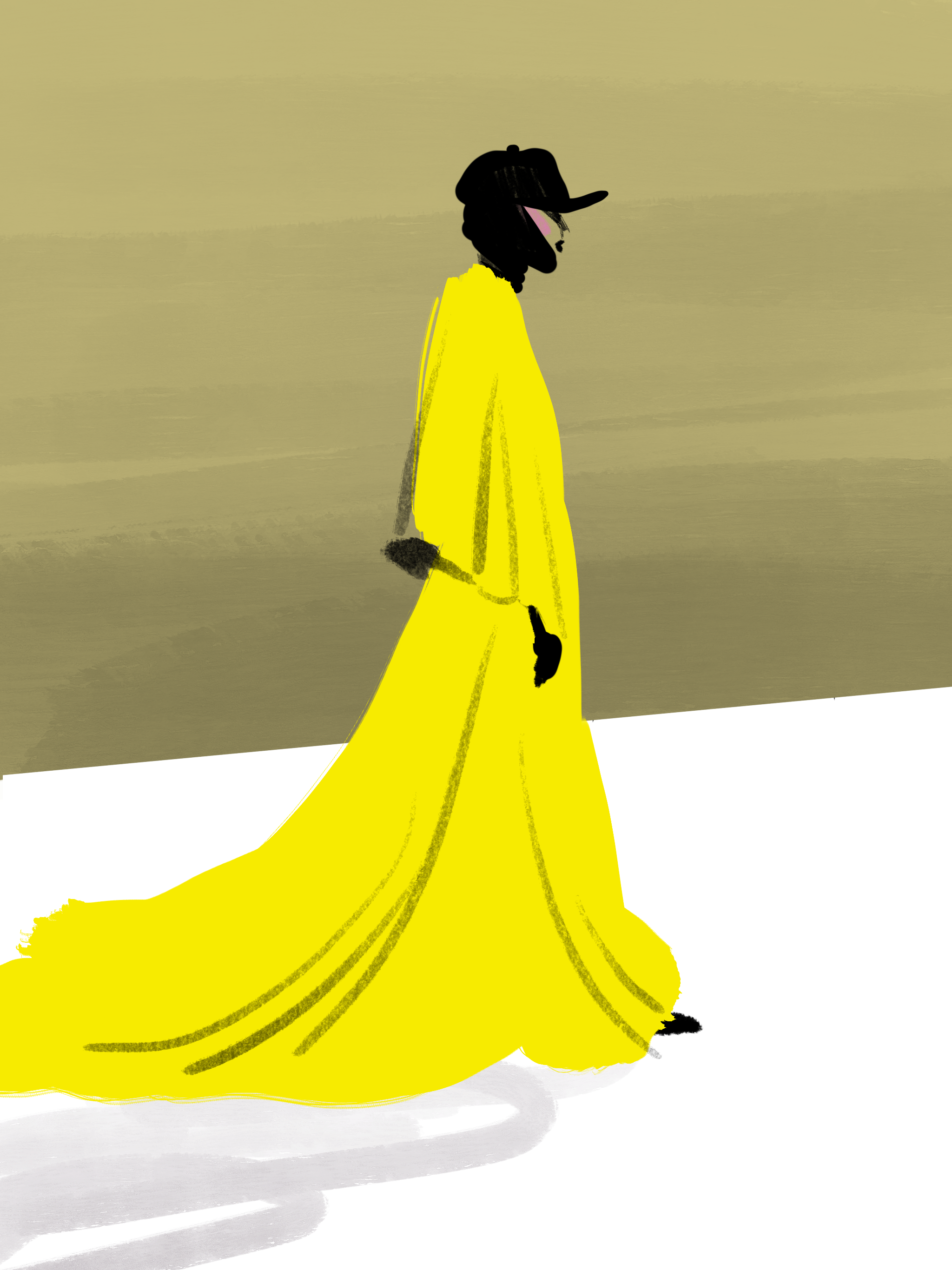Marc Jacobs, Fashion Runway Illustration by Silvana Mariani