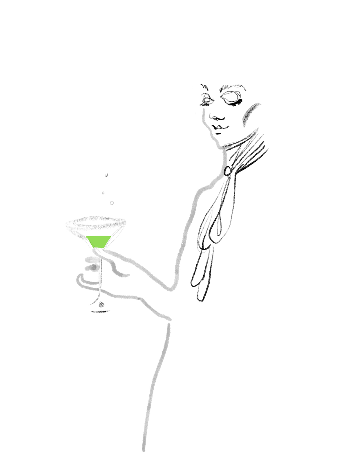 Tipe alla Vernice, the cocktail