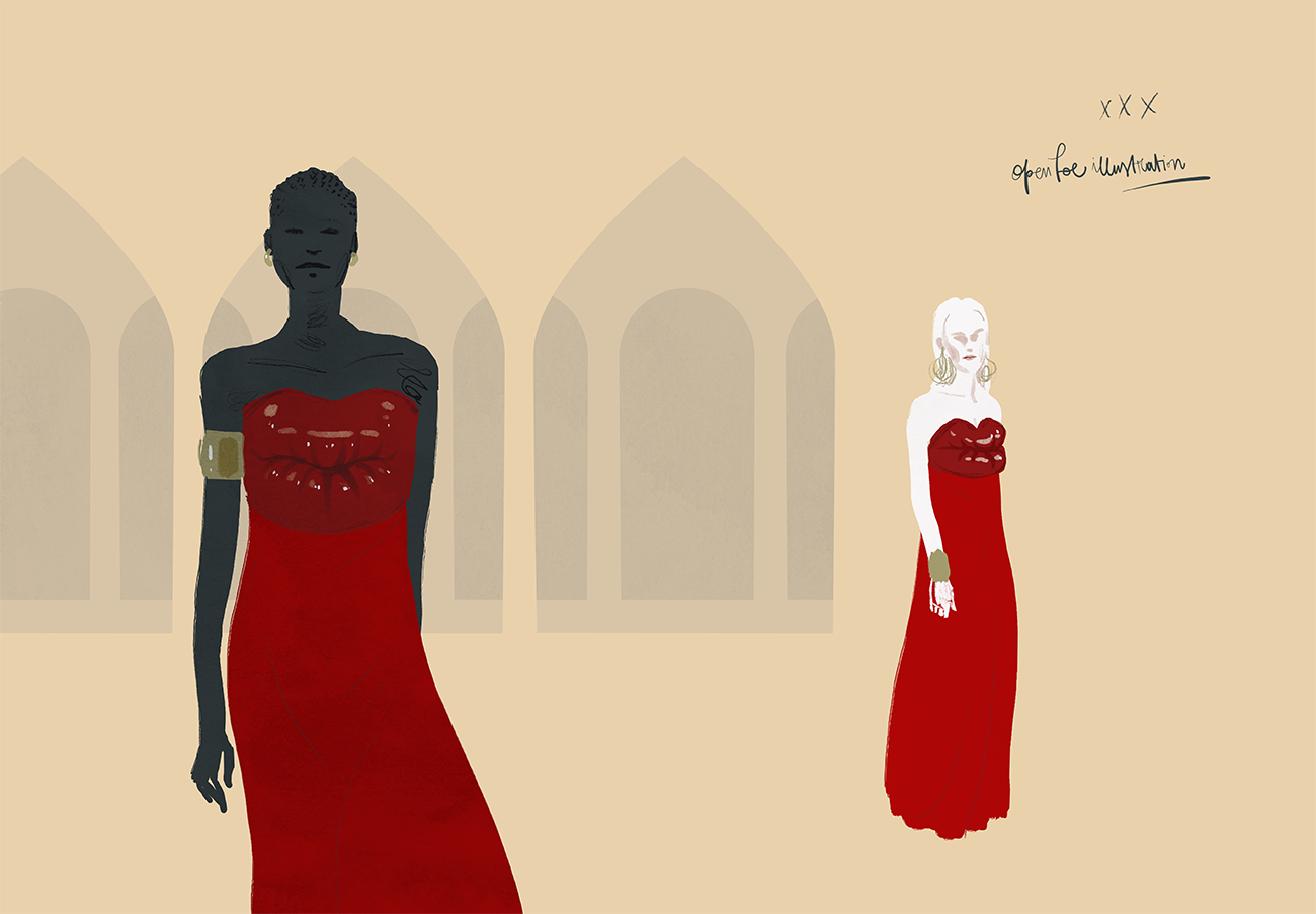 Fashion illustration by Silvana Mariani